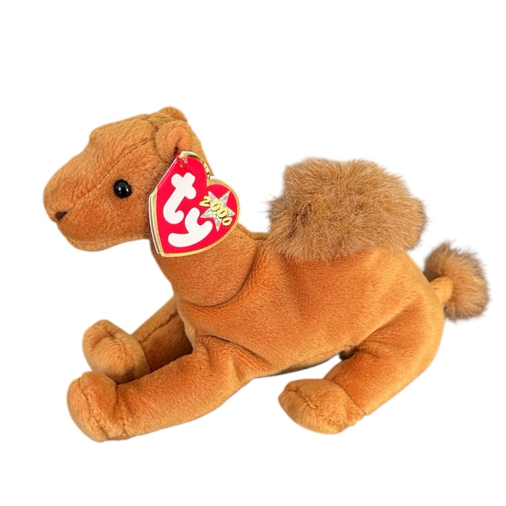 2000 TY Beanie Baby Niles the Tan Brown Camel Beanbag Plush Toy Doll